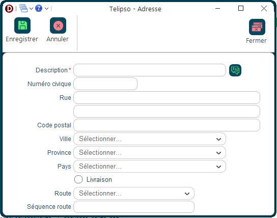Adresse client