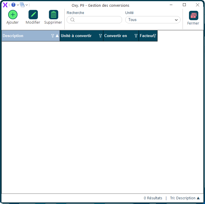 Gestion conversions