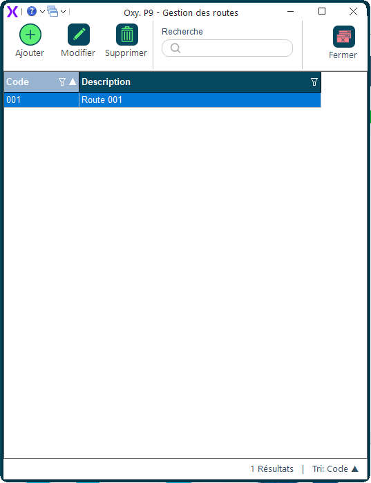 Gestion routes