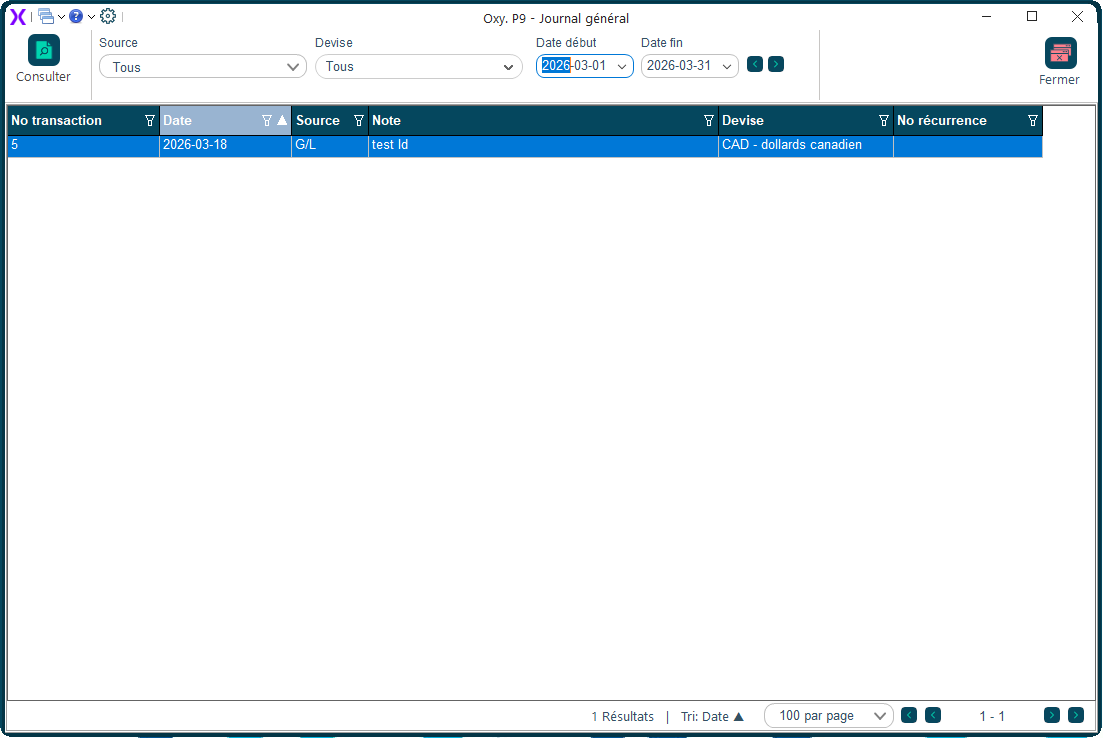 Journal général