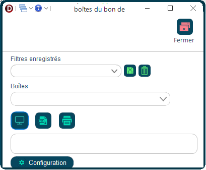 Rapport boîtes