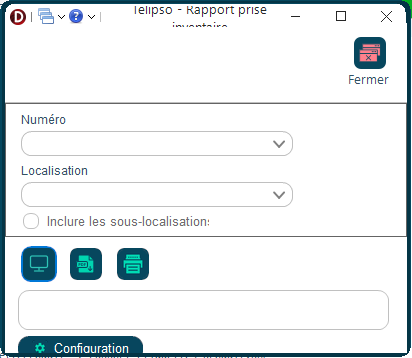 Rapport prise inventaire