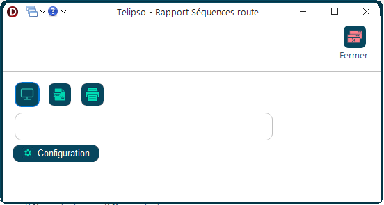 Rapport séquences route