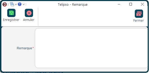 Remarque fournisseur